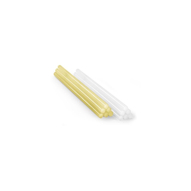 Colle thermofusible blanche en bâtonnets, basse température