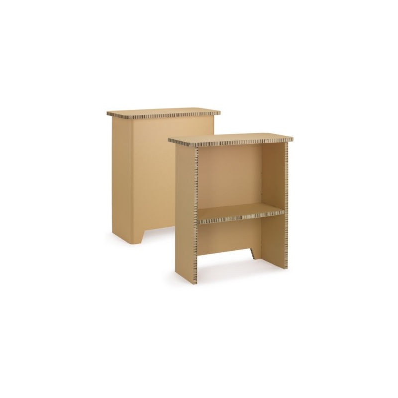 Grand comptoir d'accueil avec tablette interieure