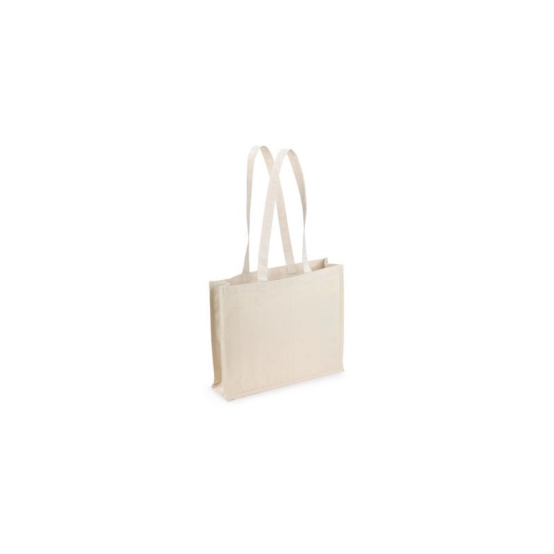 Sac coton naturel avec soufflets 42 x 35 x 12 cm - Paquet de 10