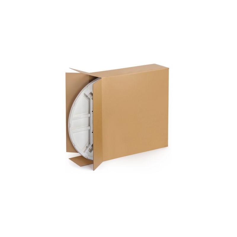 Caisse carton brune pour produit plat simple cannelure RAJA 60x25x50 cm - Lot de 10