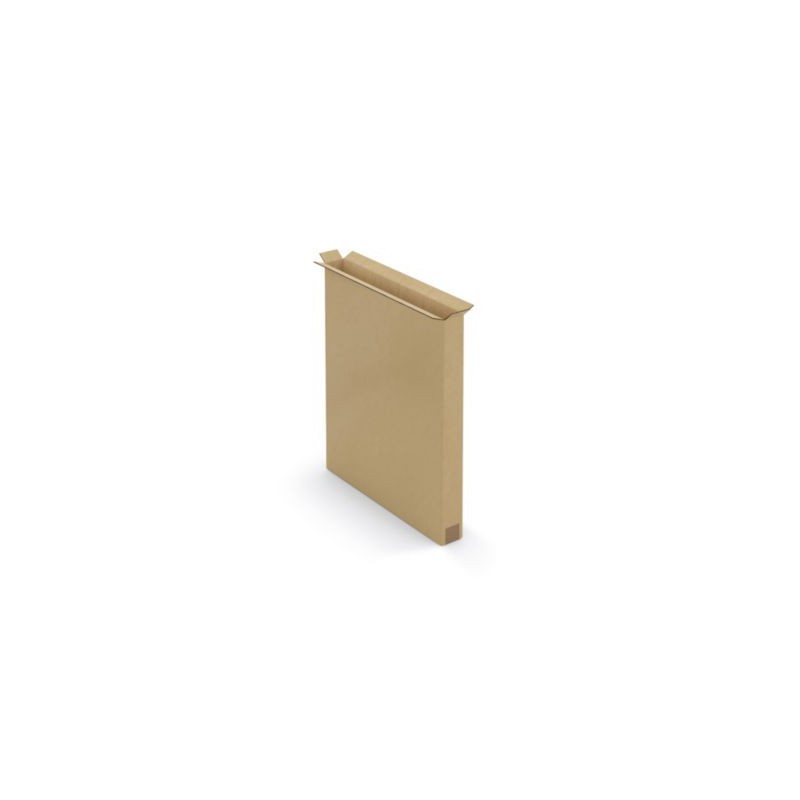 Caisse carton brune double cannelure RAJA 57x7x67 cm - Lot de 10