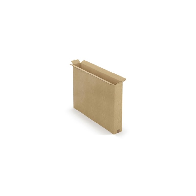 Caisse carton brune double cannelure RAJA 107x15x77 cm - Lot de 5