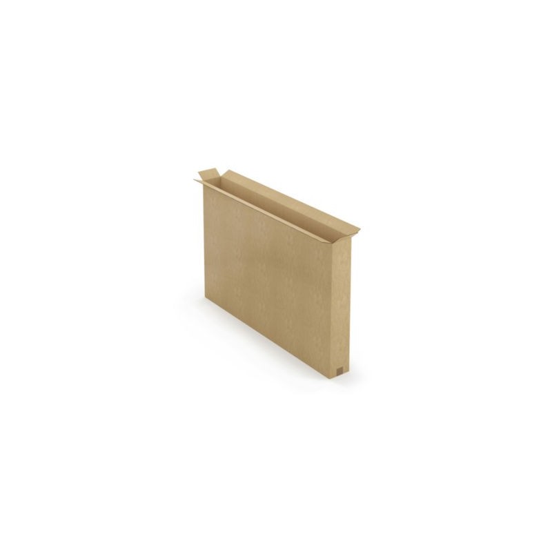 Caisse carton brune double cannelure RAJA 137x15x87 cm - Lot de 5