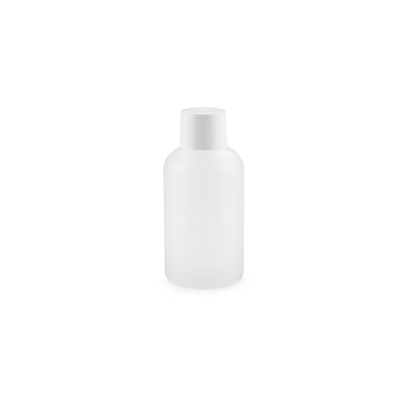 Cruchon plastique avec bouchon blanc standard 60 ml - Paquet de 200