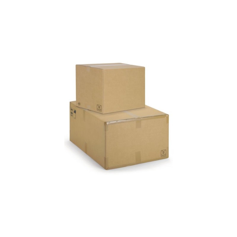 Caisse carton picking modèle La Redoute double cannelure 116x76x53 cm - Lot de 5