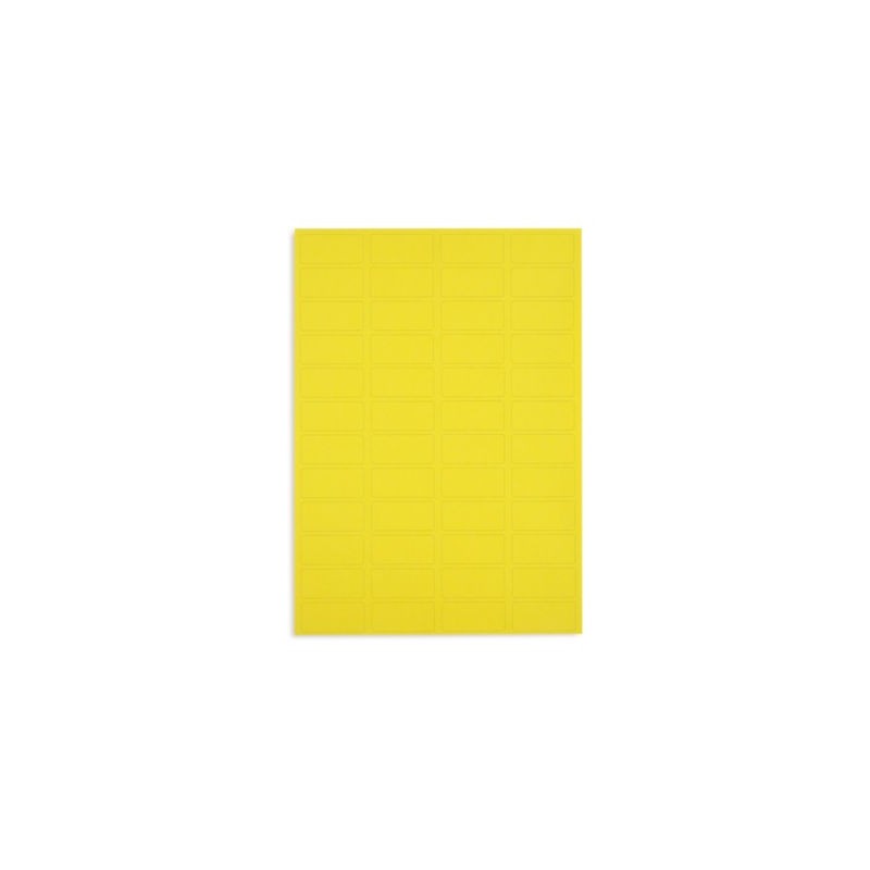 Étiquette adhésive amovible couleur 99,1x38,1 mm - Paquet de 100