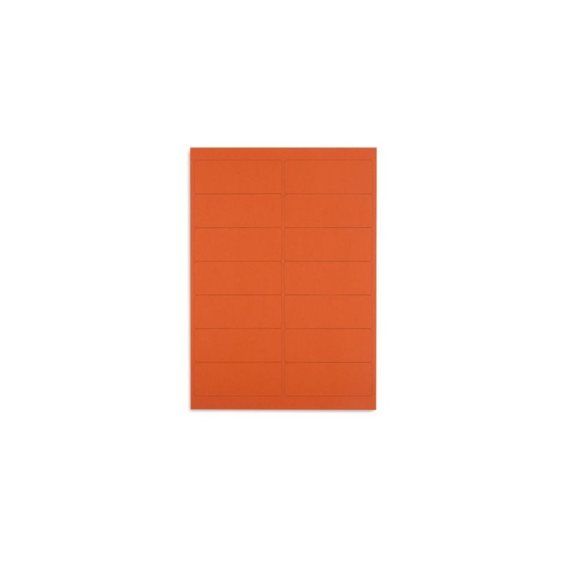 Étiquette adhésive amovible couleur 99,1x38,1 mm - Paquet de 100