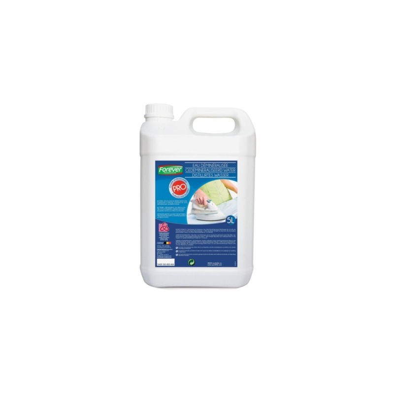 Eau déminéralisée bidon de 5 litres - Lot de 4