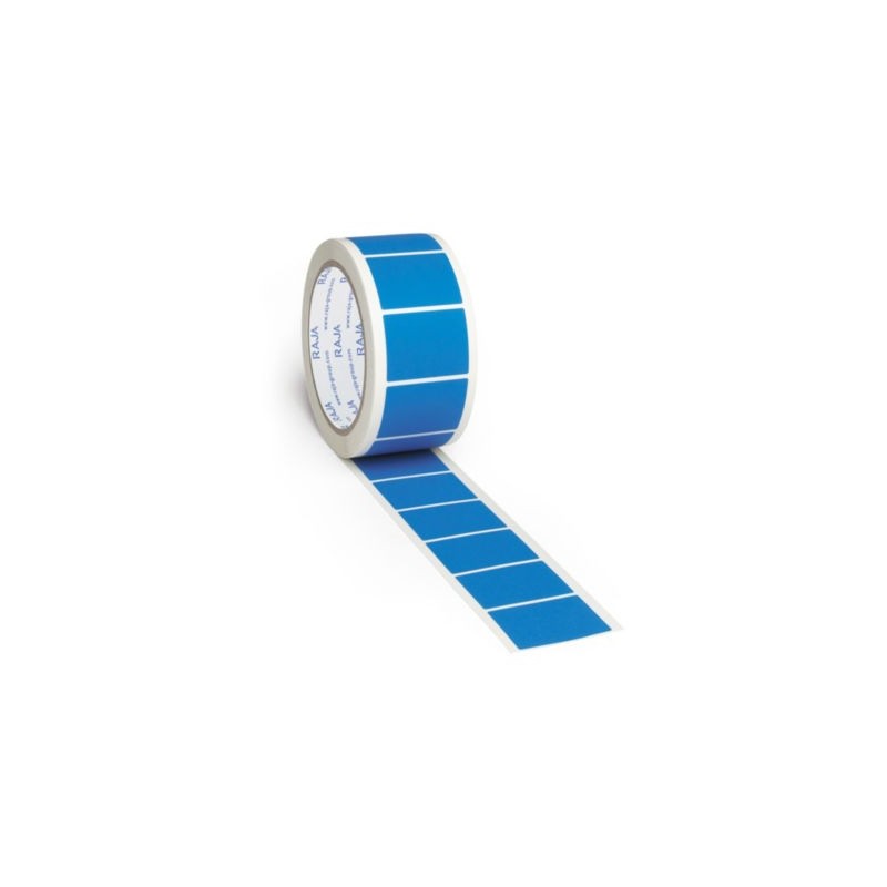 Ruban adhésif de sécurité en petits formats avec transfert RAJA 40 mm x 30 mm - Paquet de 500 x 3