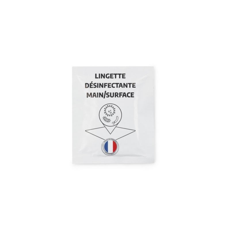 Lingette rince-doigts hydroalcoolique - Paquet de 100