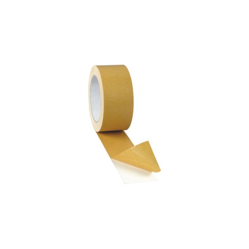 Ruban adhésif double face polypropylène économique 50 mm x 25 m - Lot de 18