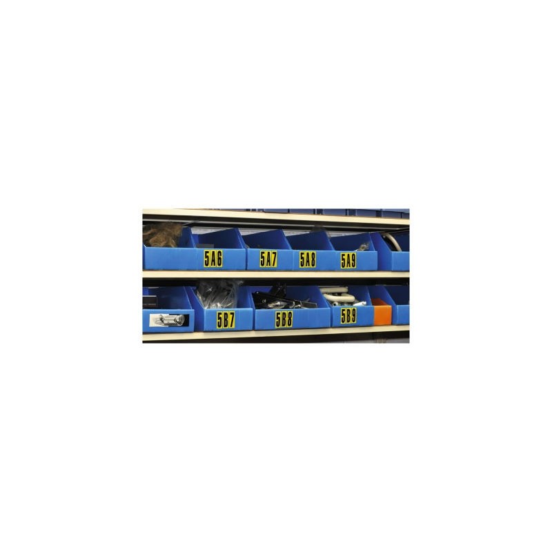 Pack chiffres amovibles 38 x 21 mm - Paquet de 120