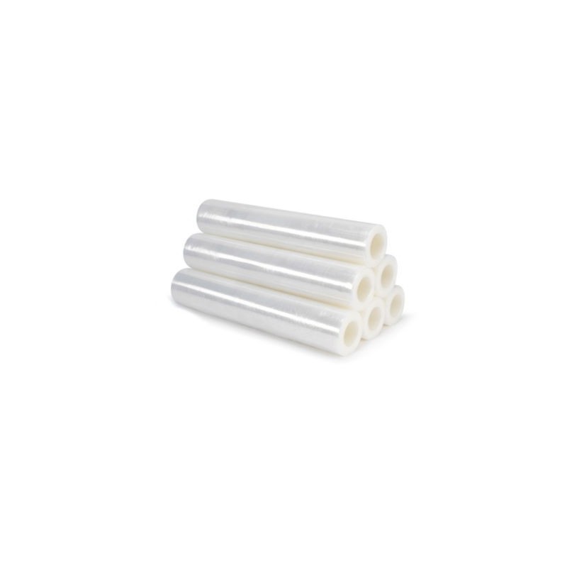 Film étirable manuel cast sans mandrin 9 microns - Lot de 6