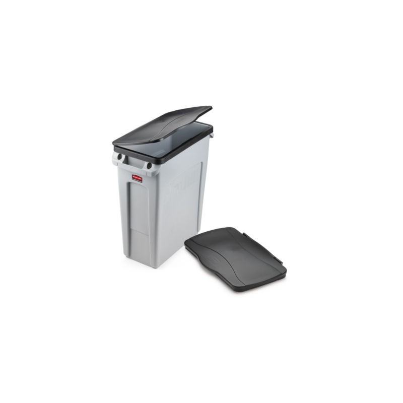 Couvercle noir pour Poubelle de tri 60 litres Slim Jim
