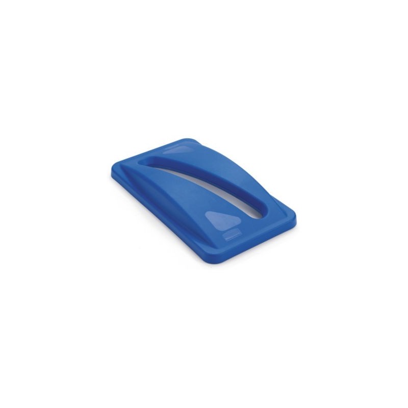 Couvercle bleu pour Poubelle de tri 60 litres Slim Jim