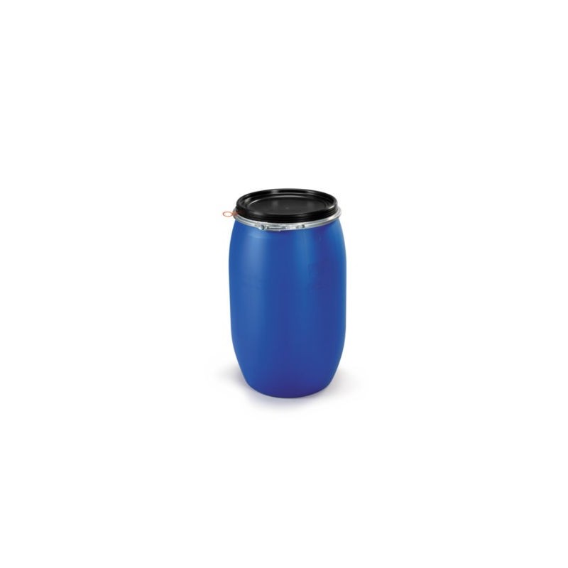 Fût plastique à ouverture totale 220 l - Lot de 2