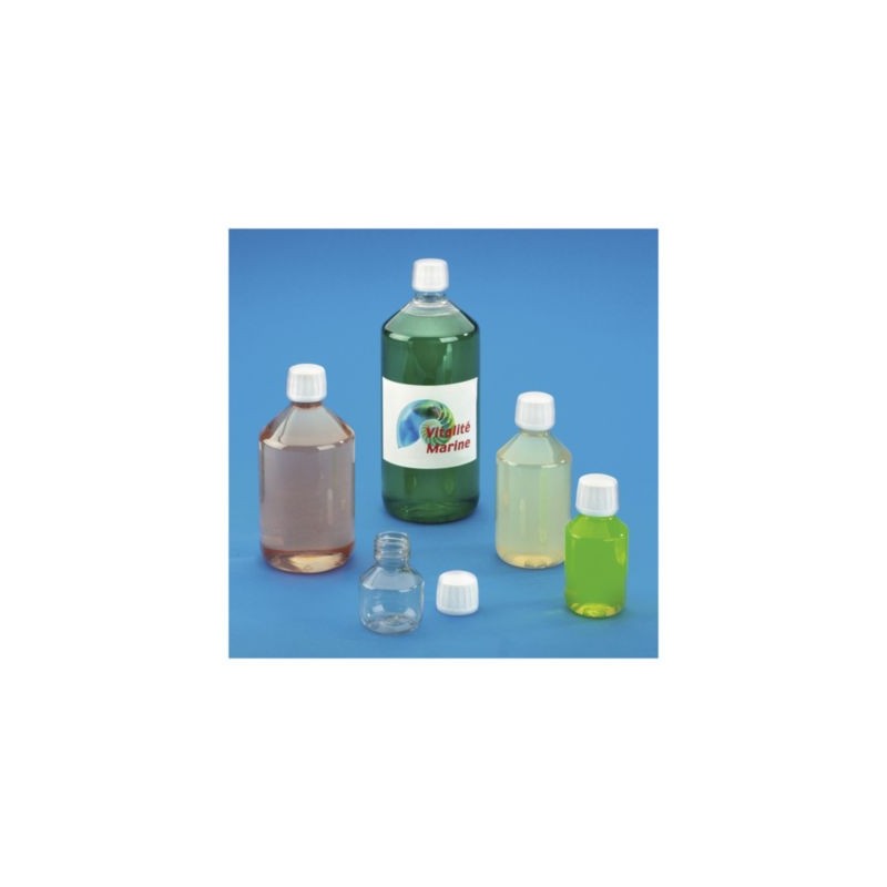Flacon plastique 100 ml - Paquet de 80