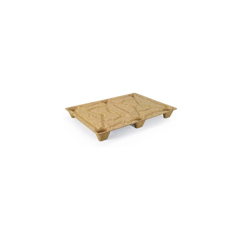Palette moulée bois standard INKA 1200x800x120 mm - Lot de 5