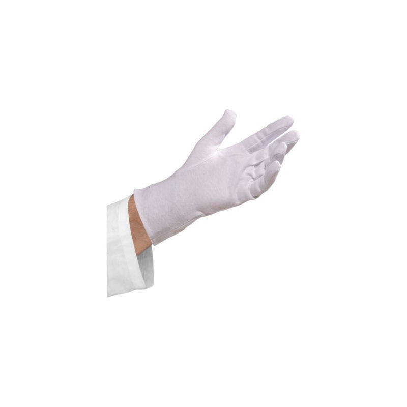 Gants de propreté coton DELTA PLUS taille 7 - Lot de 12