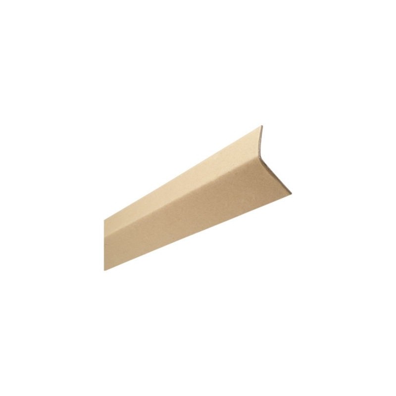 Cornière carton brune 60x60x1200 mm - Paquet de 25
