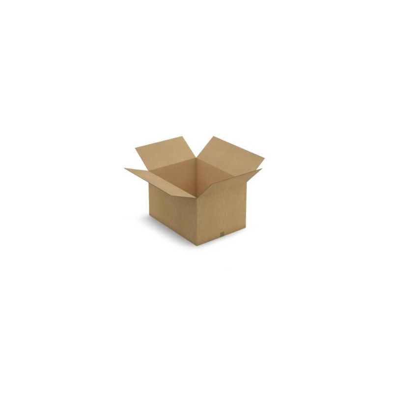 Caisse carton brune double cannelure renforcée RAJA 78,5x58,5x47 cm - Lot de 5