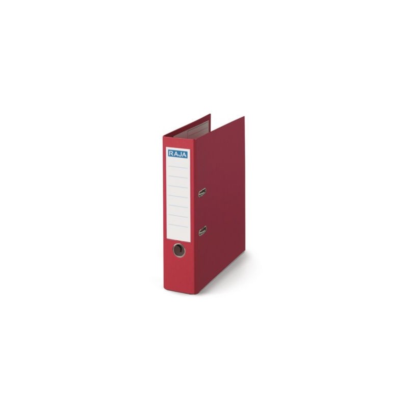 Classeur à levier RAJA dos 8 cm rouge - Lot de 10