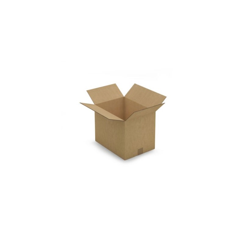 Caisse carton brune double cannelure RAJA 38x28x30 cm - Lot de 15