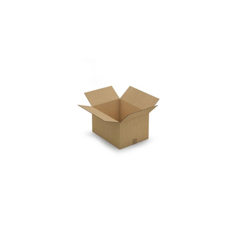 Caisse carton brune double cannelure RAJA 41x31x24 cm - Lot de 15