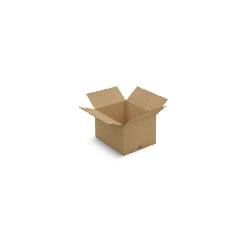 Caisse carton brune double cannelure RAJA 55x45x35 cm - Lot de 10