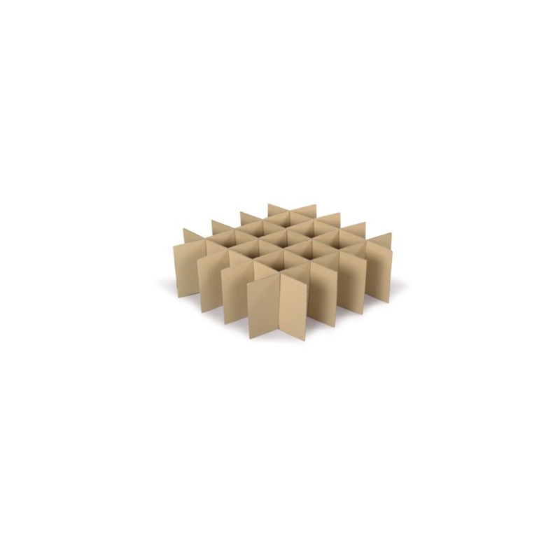 Croisillons 25 alvéoles pour verres - Lot de 15