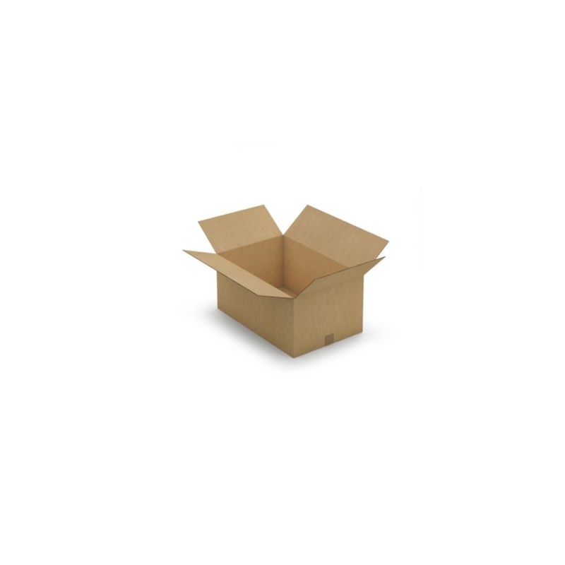 Caisse carton brune double cannelure RAJA 58x38x27 cm - Lot de 10