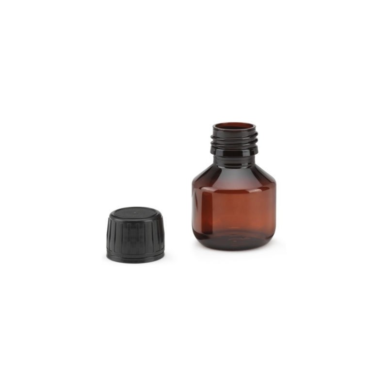 Flacon ambré 50 ml - Paquet de 100