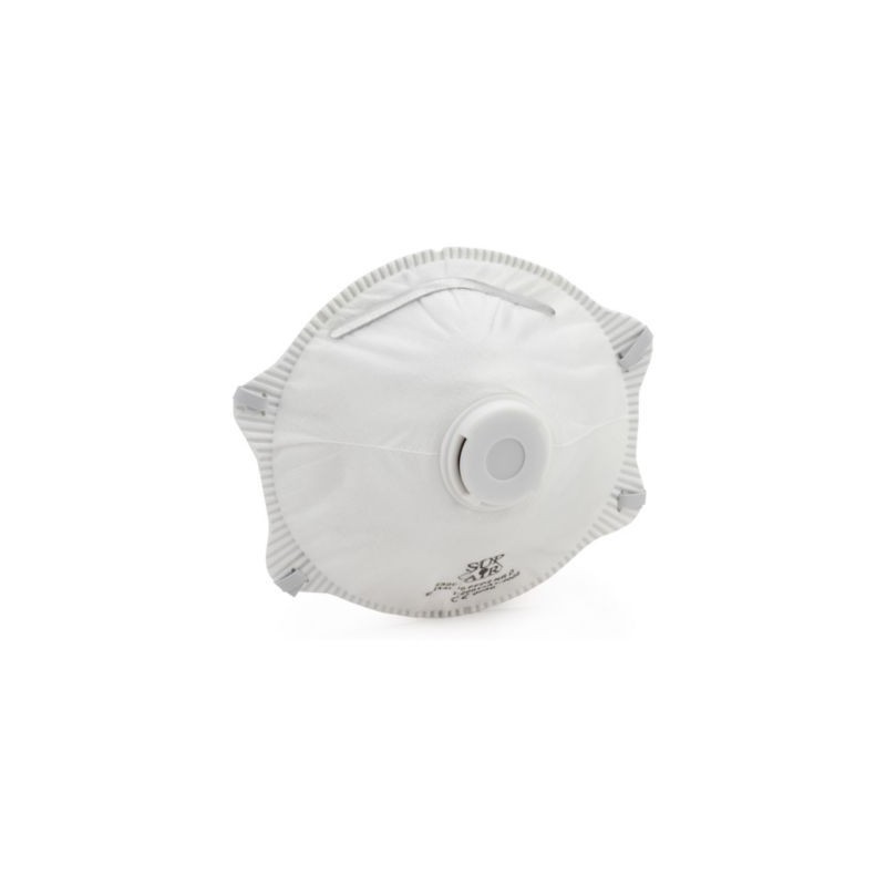 Masque antipoussière avec soupape FFP2 - Lot de 10