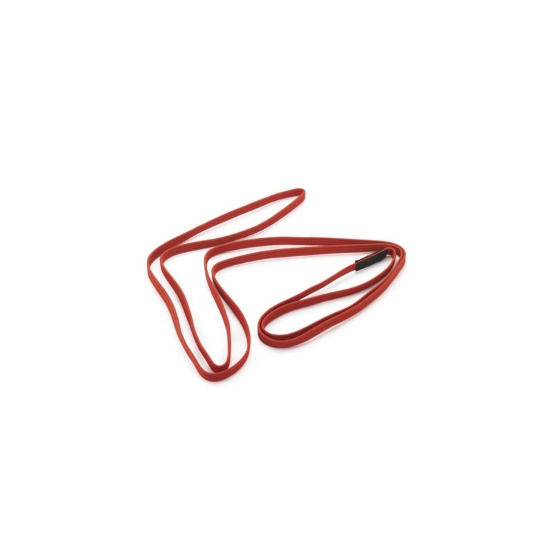 Élastique de sécurisation ultra-résistant textile tissé 1400 x 3 mm rouge - Paquet de 200