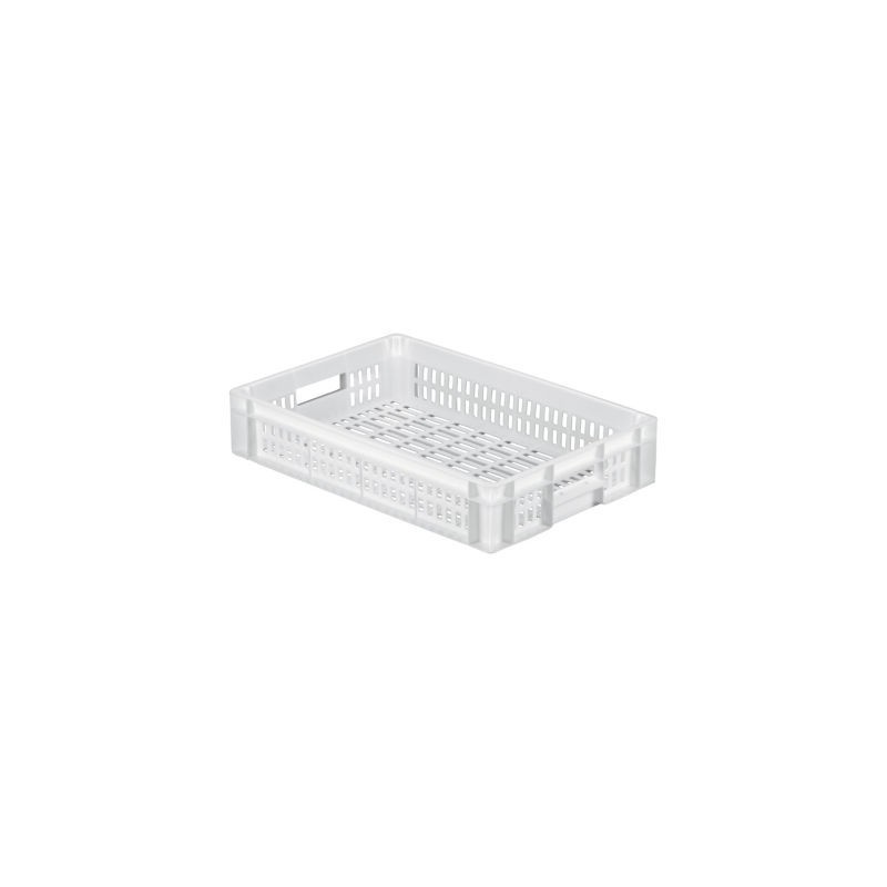 Caisse plastique alimentaire ajourée gerbable 25 l