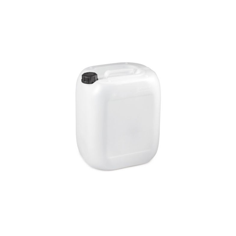Jerrican plastique naturel translucide 25 l - Lot de 12