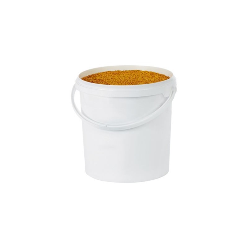 Seau blanc opaque 10,7 l - Lot de 10