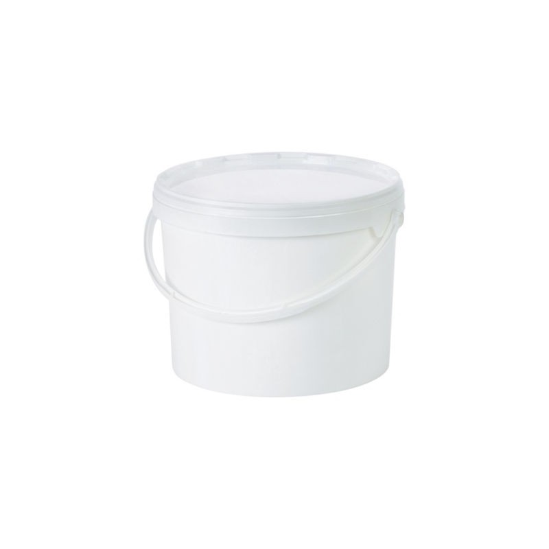 Seau blanc opaque 16 l - Lot de 10