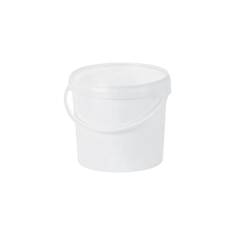 Seau blanc opaque 21,3 l - Lot de 10