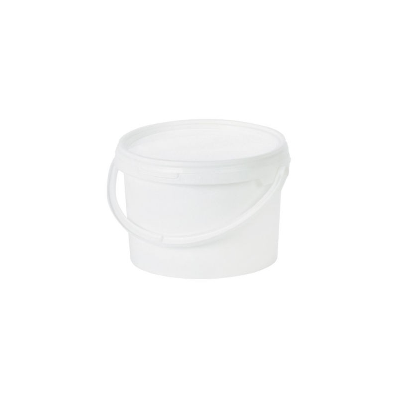 Seau blanc opaque 3 l - Lot de 20