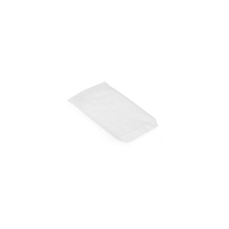 Sachet kraft blanc plat 9 x 17 cm - Paquet de 1000