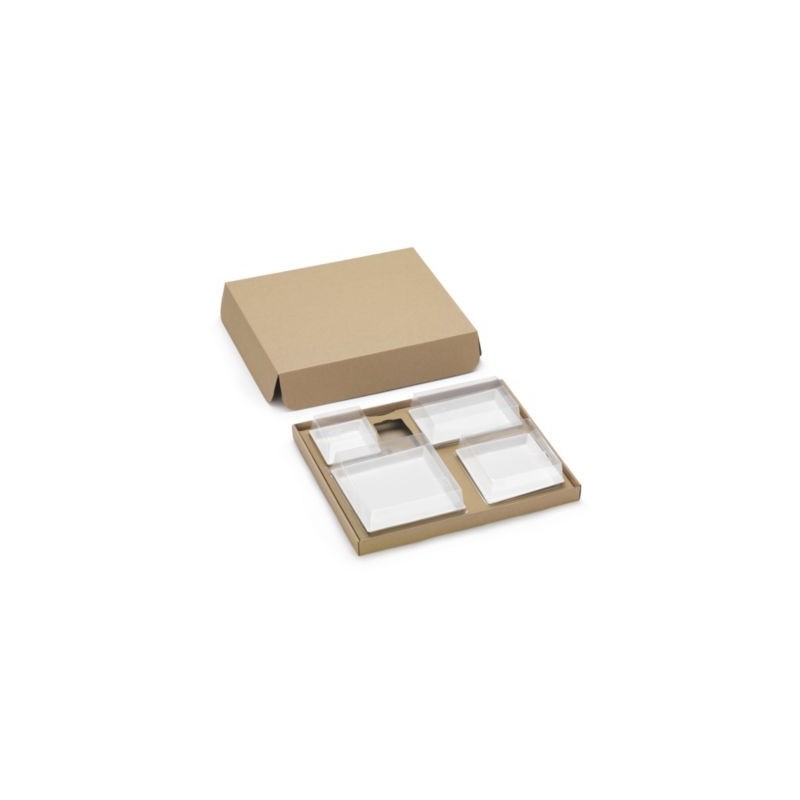 Plateau repas en carton - Lot de 60