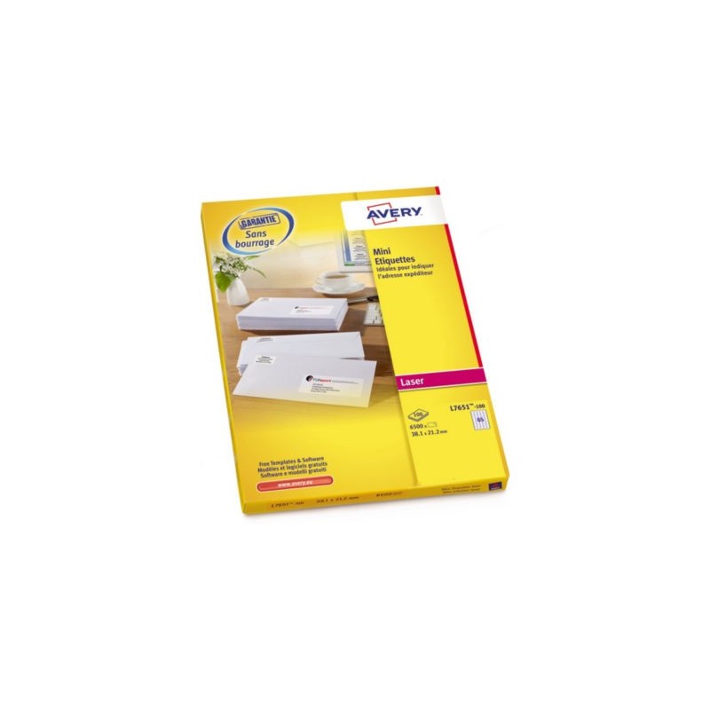 Étiquette adressage expédition AVERY 99,1x139 mm - Paquet de 1200