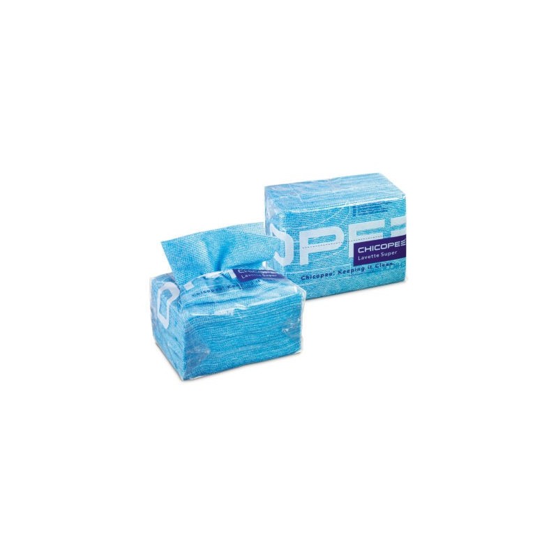 Lavette super absorbante CHICOPEE bleu - Paquet de 25