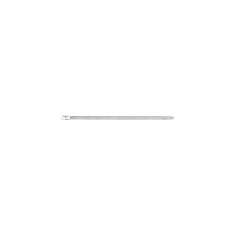Lien autobloquant réutilisable translucide 7,6x250 mm - Paquet de 100