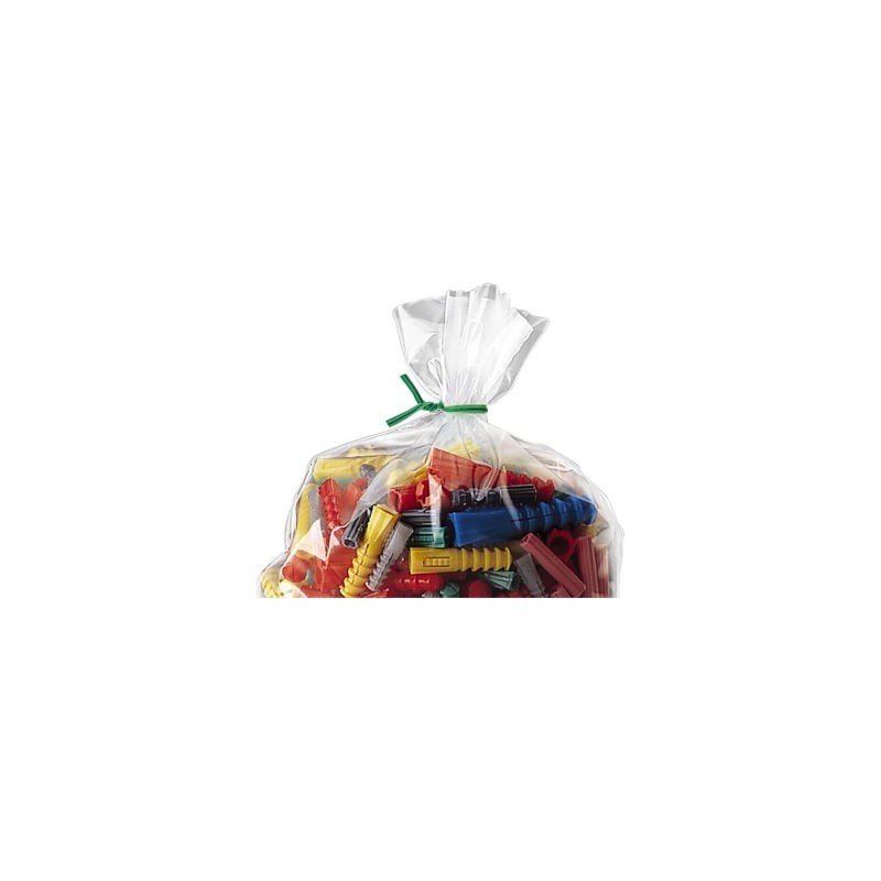Lien plastique armé vert 3,6x100 mm - Paquet de 10000