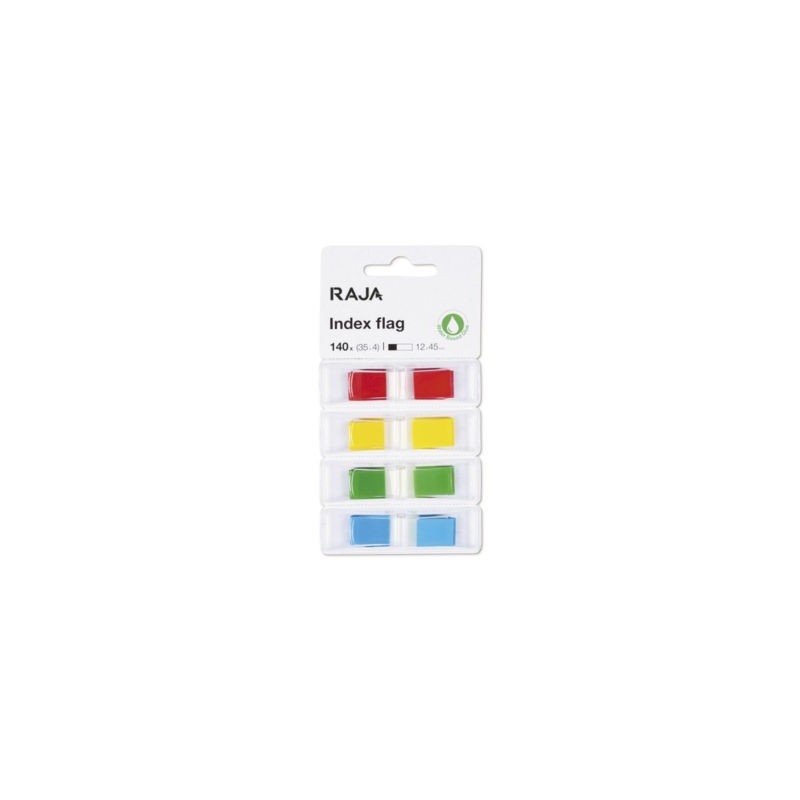 Marque-pages RAJA 11 x 43 mm - Lot de 12