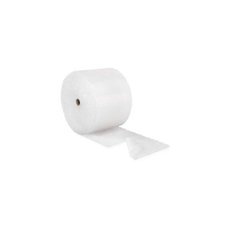 Film bulles 30% recyclé Ø 32 mm RAJA avec prédécoupe tous les 40 cm 50 m x50 cm - Lot de 2
