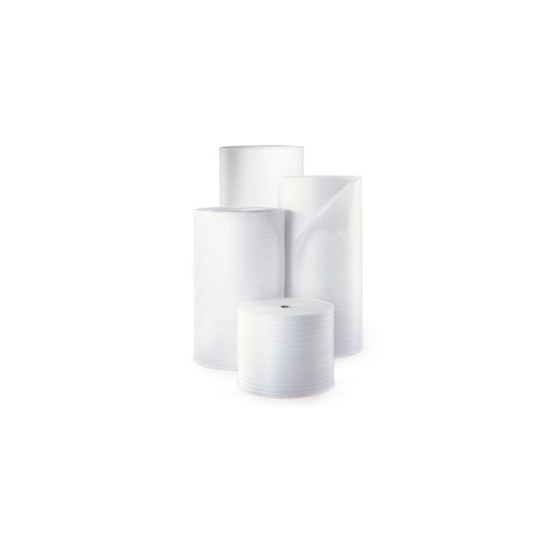 Film mousse RAJA sans prédécoupe 500 m x 60 cm x 1 mm - Lot de 2