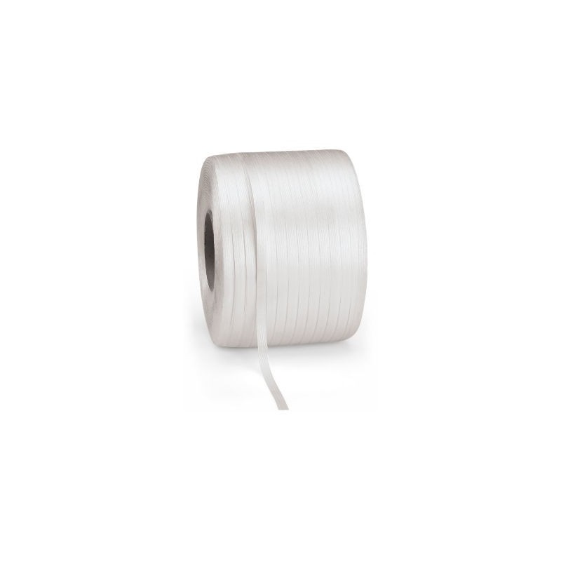 Feuillard textile pour presse à balles 13 mm x 500 m - Lot de 4